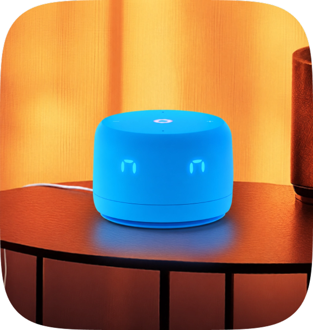 Yasmina Lite Blue smart speaker