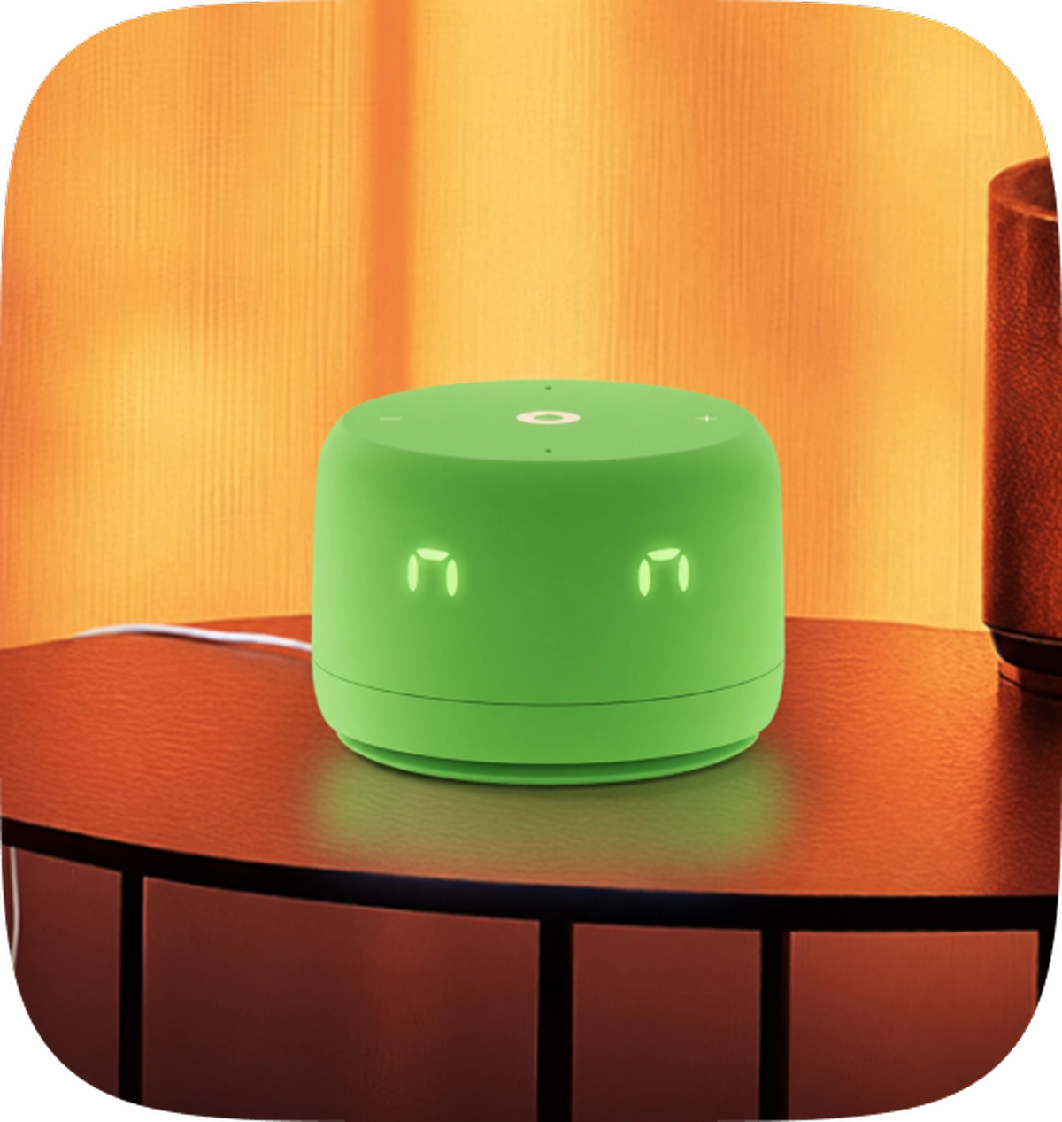 Yasmina Lite Green smart speaker